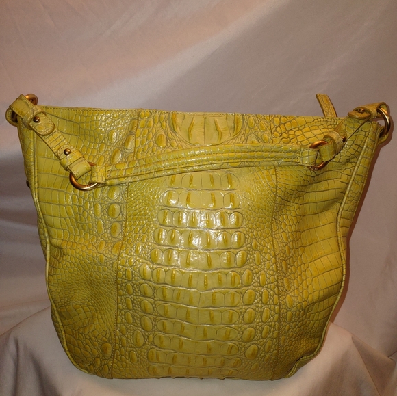 Brahmin Vintage Yellow Handbag NWOT - Picture 2 of 5